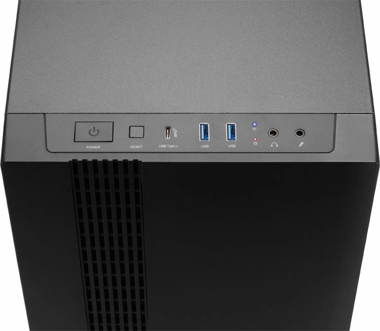 Kasë Chieftec UK-02B-OP ATX/Micro-ATX/Mini-ITX, USB Type-C, pa furnizim rryme, e zezë