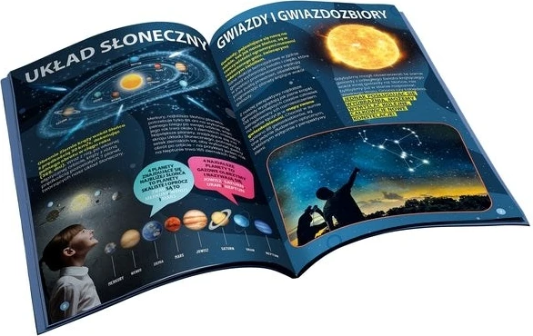 Teleskop Clementoni Scientific Fun NASA, për fëmijë, Blu