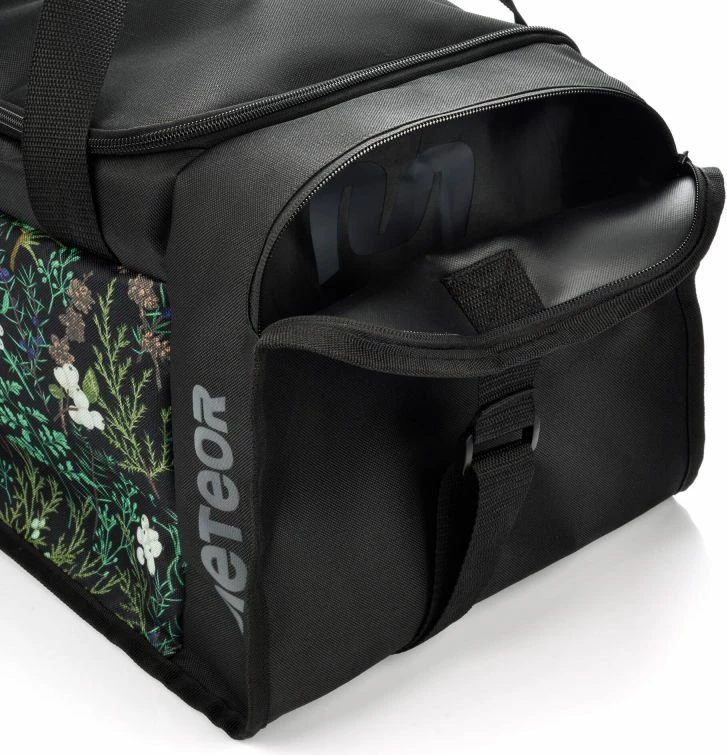 Çantë fitnesi Meteor, uniseks, e zezë dhe e gjelbër