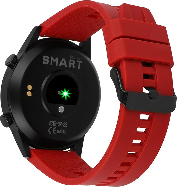 Smartwatch Vector, VCTR-32-06RD, i kuq
