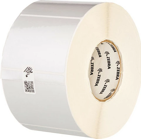 Etiketa për printer Zebra Z-Ultimate 3000T, 50.8 x 25.4 mm, polyester, thermal transfer, 12 rrotulla (2580/roll), Silver