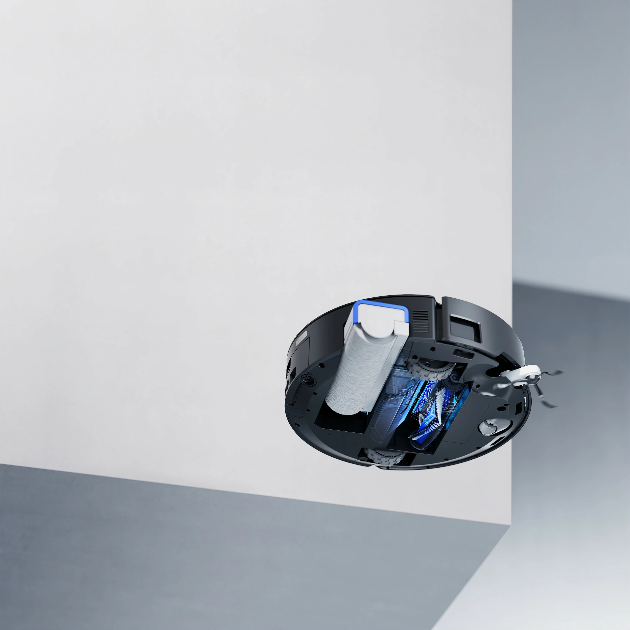 Robot fshesë ECOVACS Deebot X8 Pro Omni, 6400mAh, Wi‑Fi, me larje dhe stacion me qese pluhuri, i zi