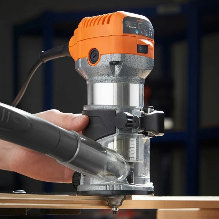 Set frezash për router VONHAUS 3515325, 35 copë, 1/4\" (6.35 mm), TCT, me kuti alumini