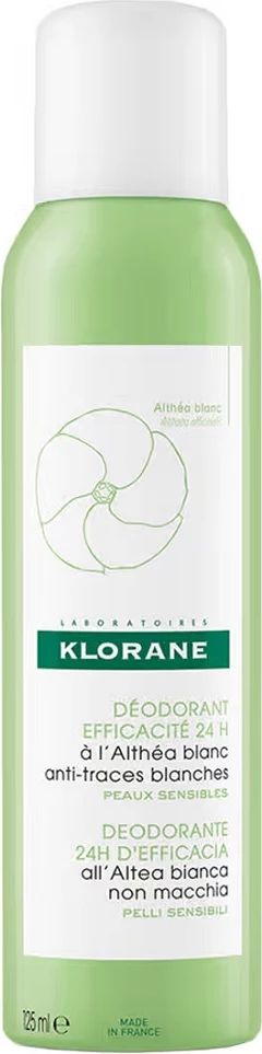 Deodorant sprej për femra Klorane Althea Blanc 125ml