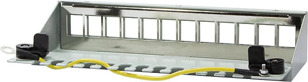 Panel Keystone LogiLink Desktop/Surface Mount, 12 module, gri