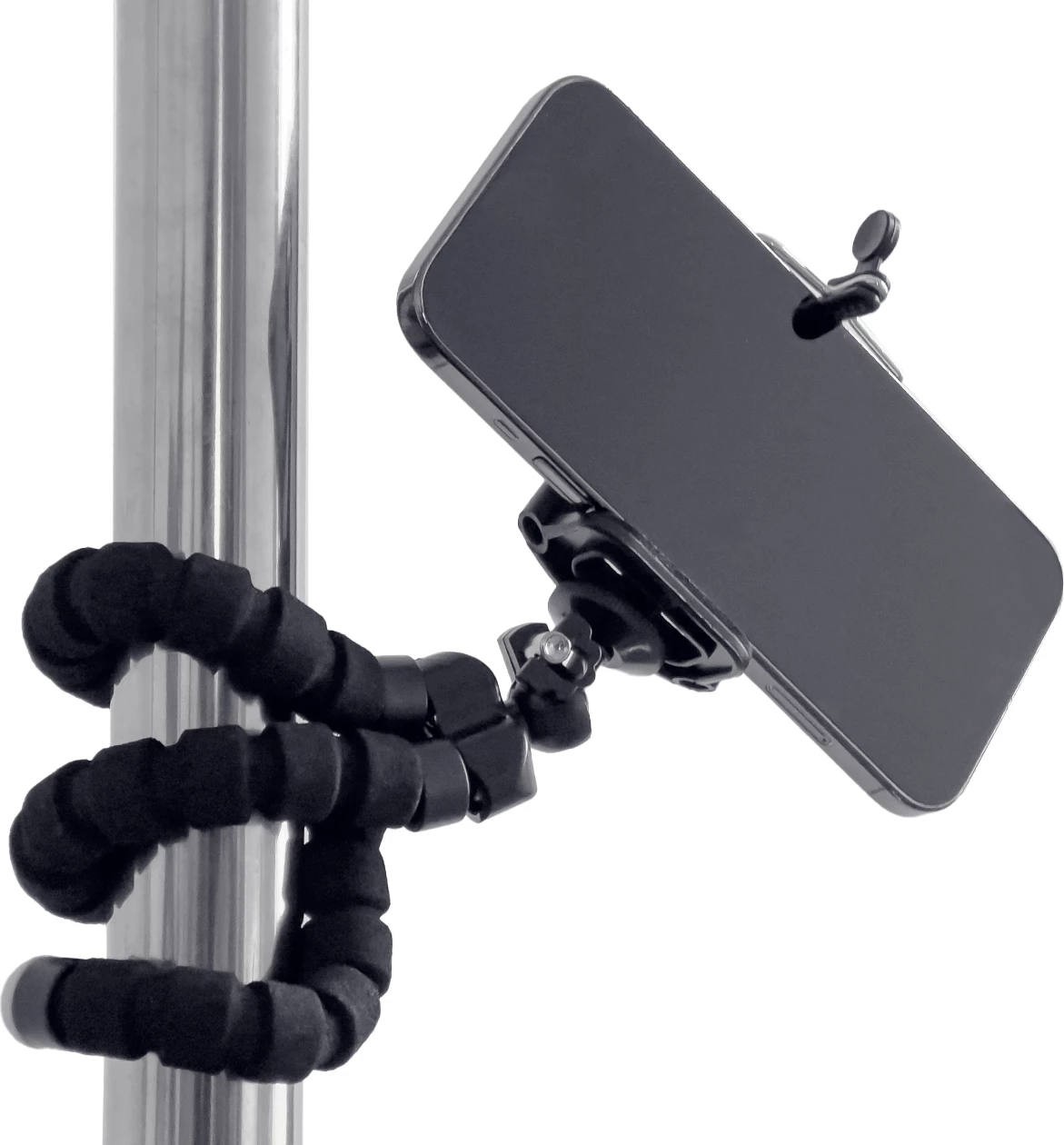 Tripod fleksibël për celular dhe kamerë selfie, Hurtel, këmbë oktapod, klips universal, kënd dhe lartësi të rregullueshme