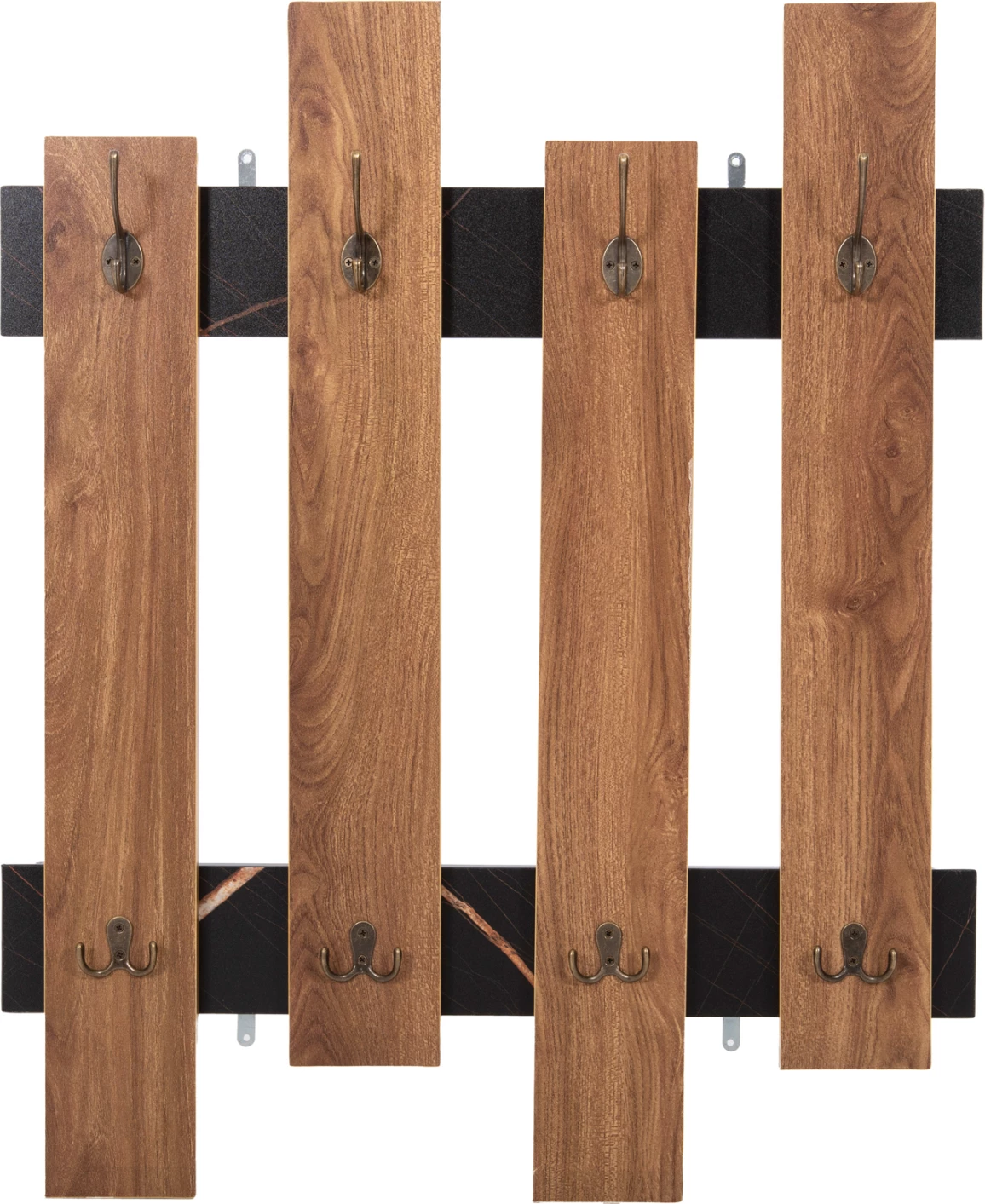 Varëse muri WESSON FH8940.15 melaminë, mermer i zi & natyral, 64x4x79Hcm