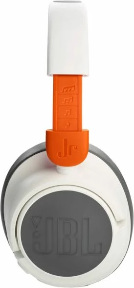 Kufje Bluetooth për fëmijë JBL JR460NC me ANC, 20h bateri, limit 85 dB, me kabllo të shkëputshme, e bardhë