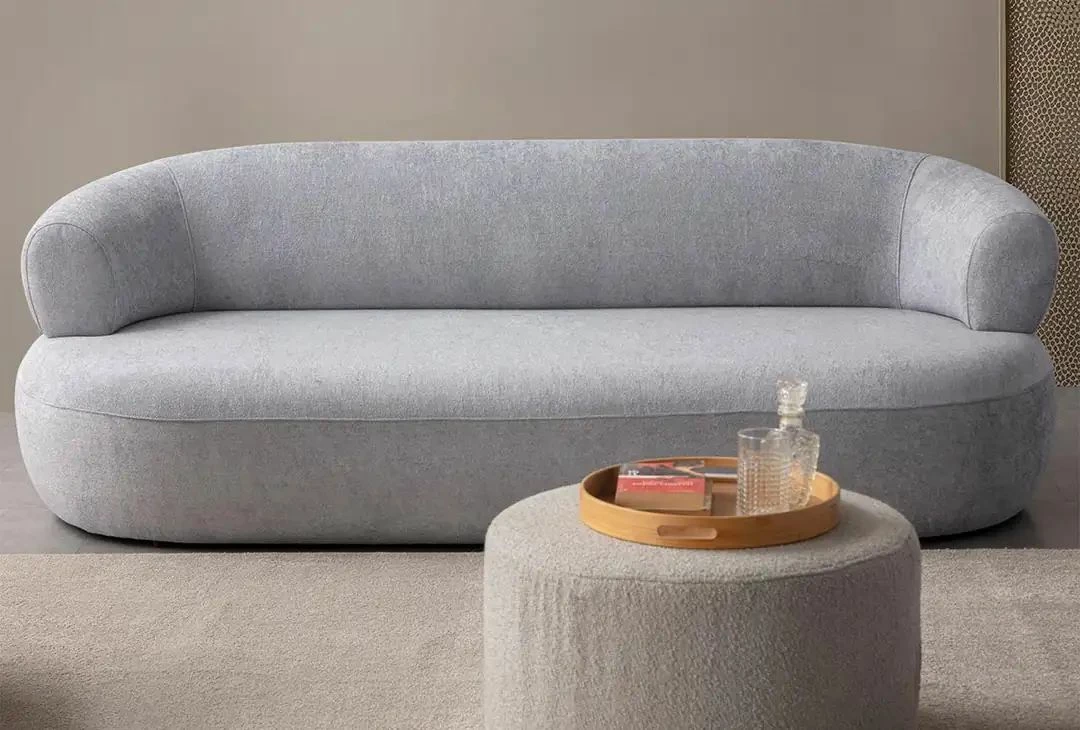 Divan treshe Atelier del Sofa, ngjyrë gri, Roma