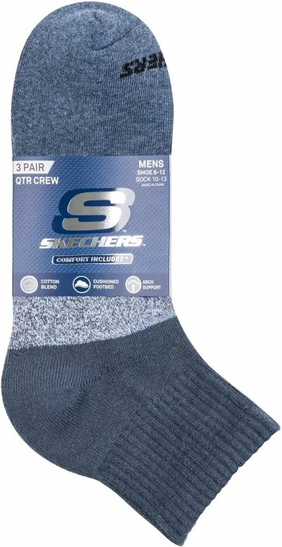 Çorape të shkurtra për meshkuj Skechers, shumëngjyrëshe