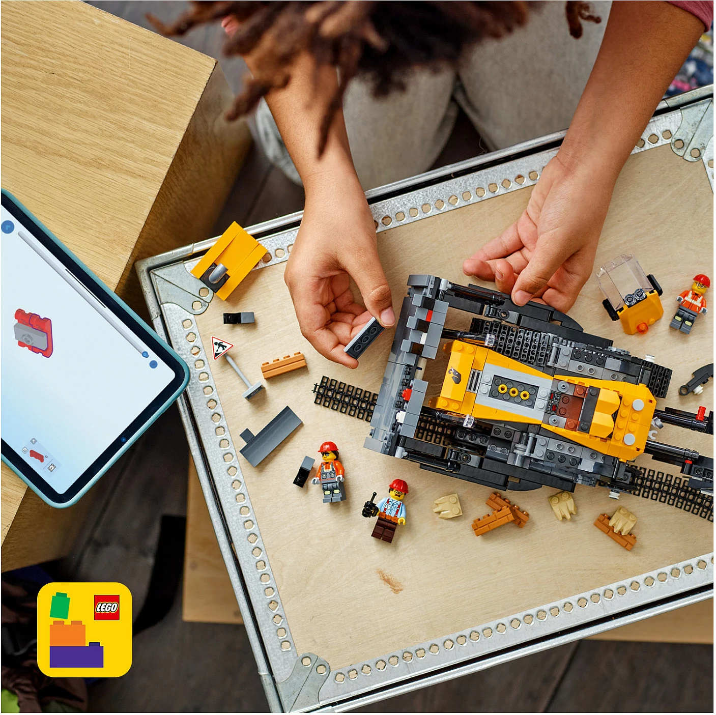 Set ndërtimi LEGO City Bulldozer i Verdhe 60466, 682 copë, 8+ vjeç, shumëngjyrësh