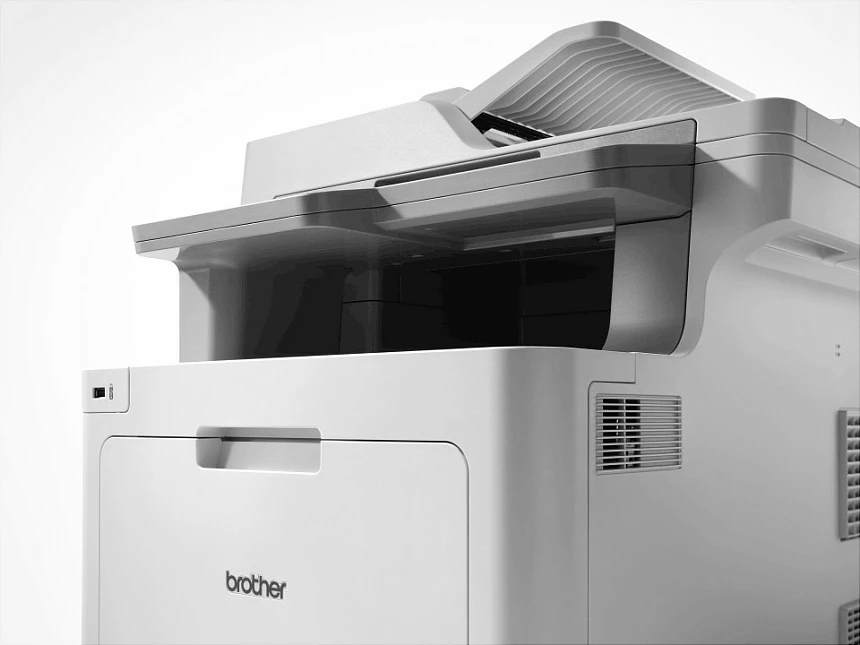 Printer multifunksional Brother MFC-L9570CDW, laser me ngjyra, A4, duplex, ADF 80 fletë, 2400 x 600 DPI, i bardhë
