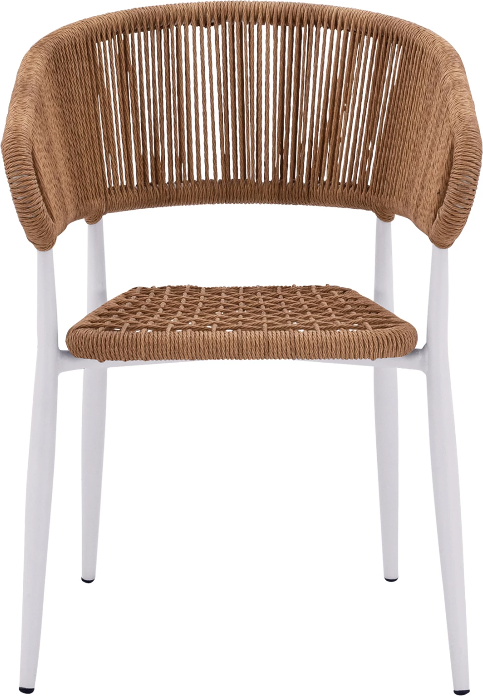 Karrige alumini EULO FH5783.12, ngjyrë e bardhë, ratan sintetik, 55,5x63,5x78H cm