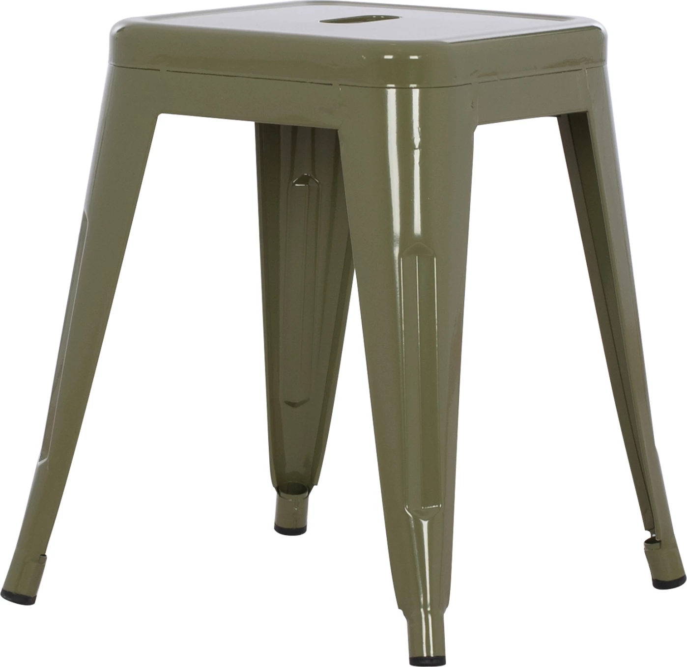 Karrige për bar MELITA FH0096.43 metalike ngjyrë ulliri e errët 39x39x46H cm.