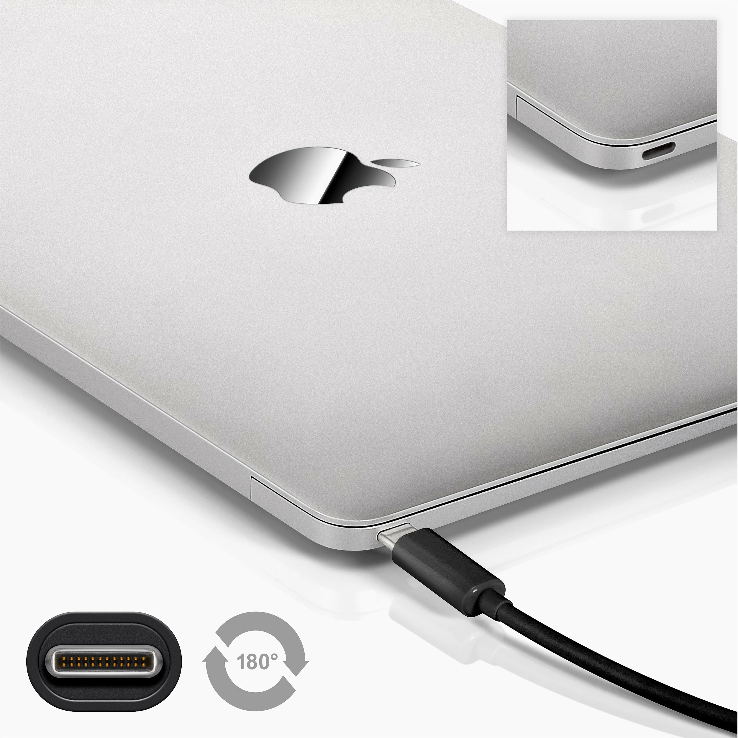 Kabllo USB-C Goobay USB 3.1, USB-C në USB-C, 1 m, e zezë