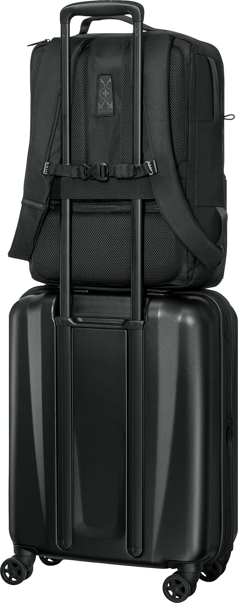 Çantë shpine për laptop Wenger UrbanOne Travel, 15.6", 33L, e zezë