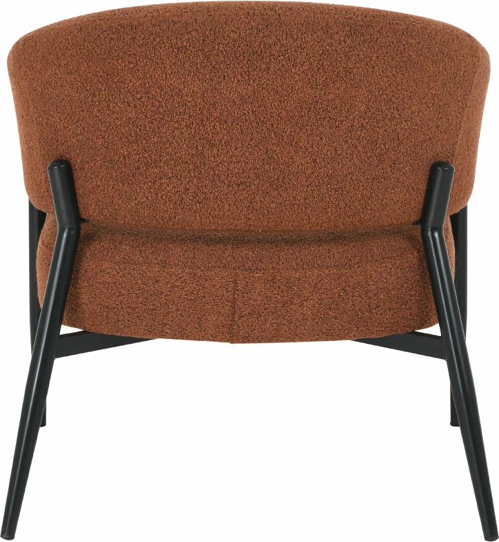 Karrige e ulët Moritz, ngjyrë terrakote, 73x72x75