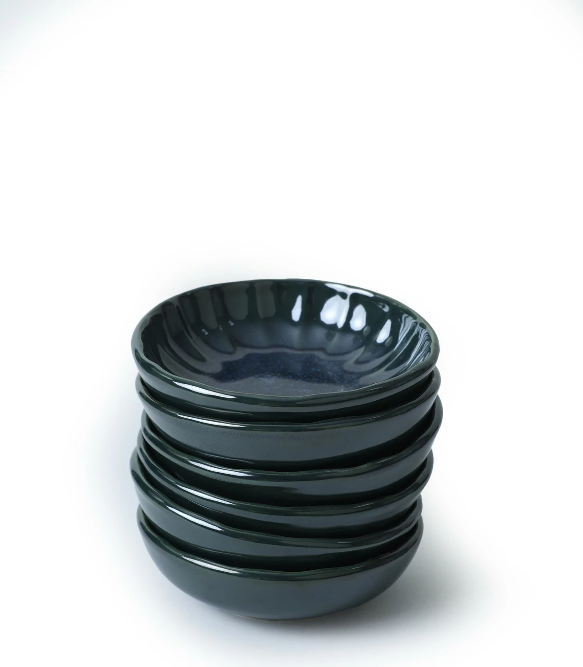 Set pjatash të vogla për meze (6 copë), Hermia Concept, ngjyrë blu e errët, X00019039