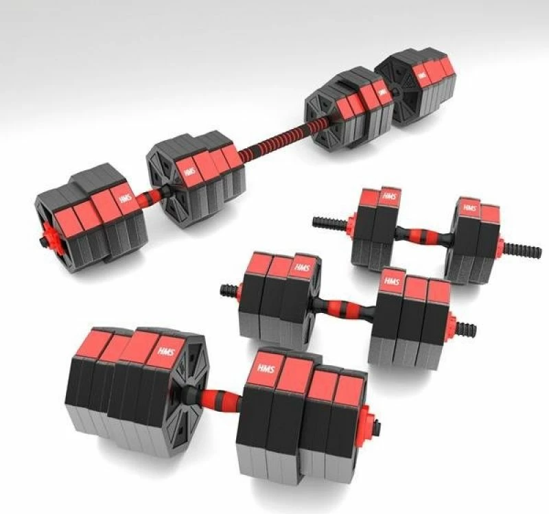 Set pesha trajnimi HMS unisex, të kuqe/zeza