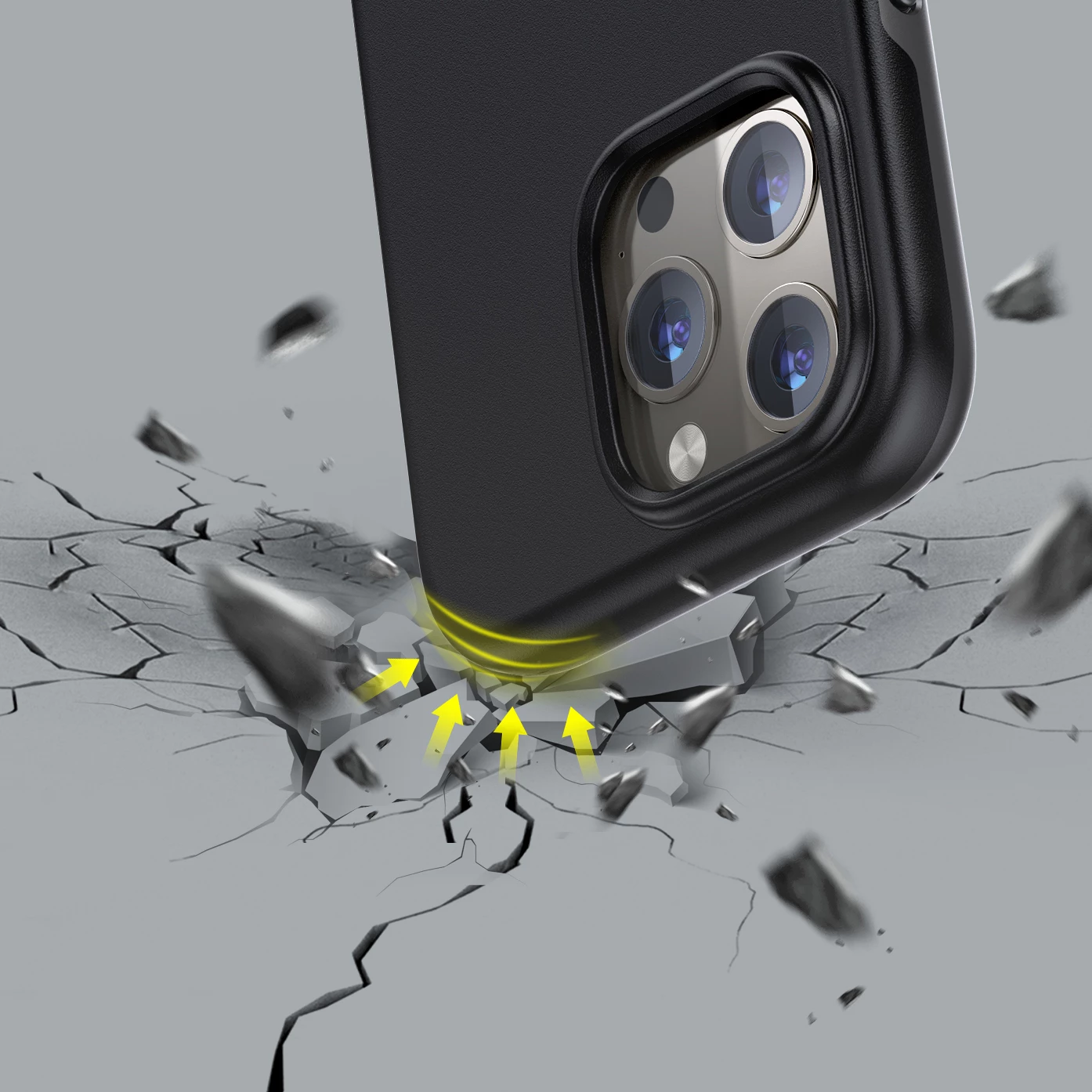 Mbështjellës Choetech PC0114-MFM-BK për iPhone 13 Pro Max, i zi, Made For MagSafe