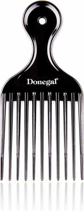 Krehër për kaçurrela Donegal Afro 1513 për femra i zi, 1 copë