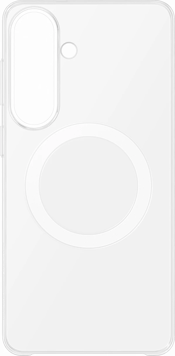 Mbështjellës Samsung Clear Magnet për Samsung Galaxy S26+, kompatibil me MagSafe, transparent, në kuti