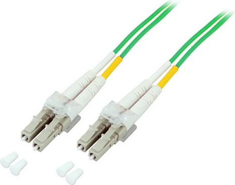 Kabllo fibër optike EFB Elektronik O0319.5OM5, OM5 multimode, LC-LC, 5 m, jeshile