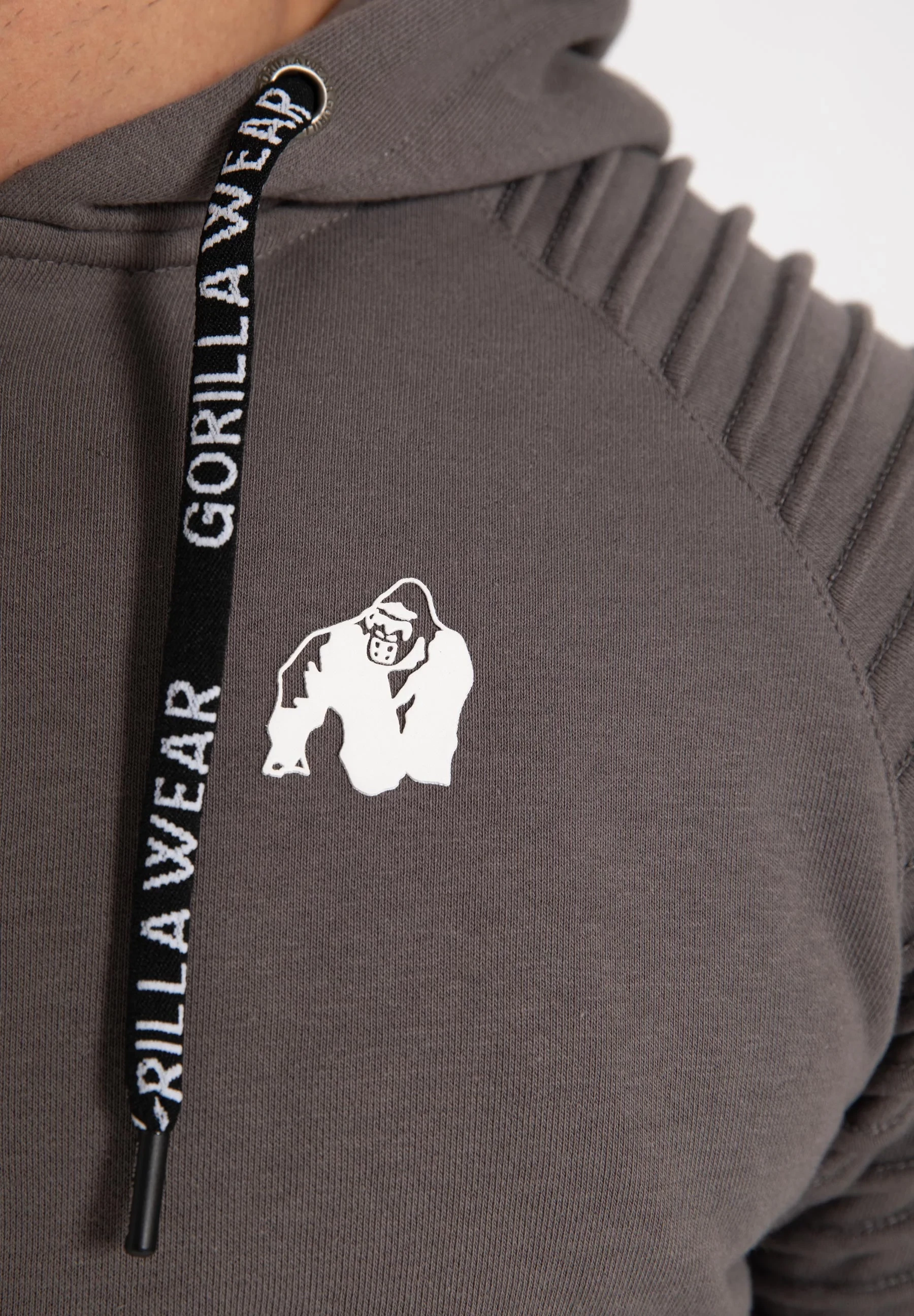 Georgia Zipped Hoodie - Gray [Madhësia: XL]