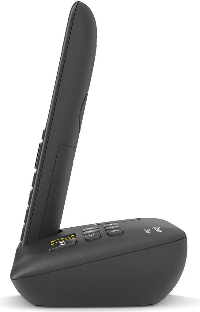 Telefon pa tela Gigaset C575A, DECT, me përgjigjës automatik, 200 kontakte, i zi