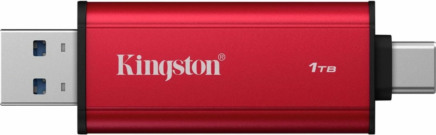 SSD Kingston Dual Portable 1TB, USB 3.2, kuq