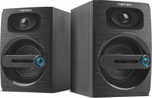 Altoparlantë Natec Cougar NGL-1641 2.0 6W RMS me furnizim USB, të zeza