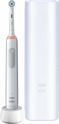 Furçë dhëmbësh elektrike Oral-B Pro 3 3500, kasë udhëtimi, e bardhë
