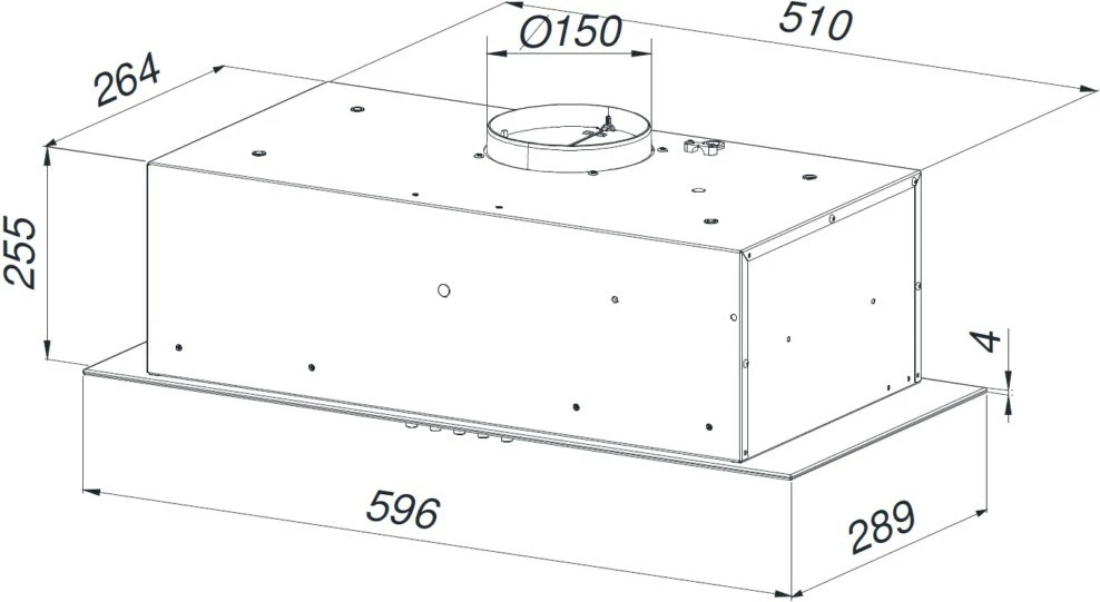Aspirator LED Maan  Ares 60, i zi 