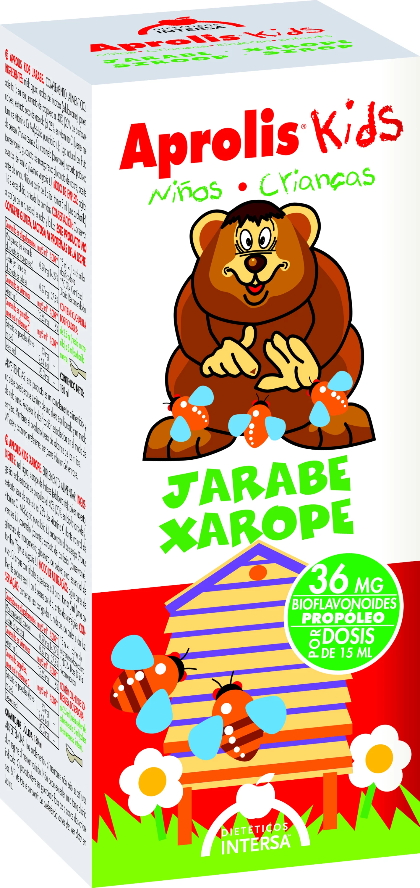 Shurup për fëmijë Intersa Aprolis Kids 180ml