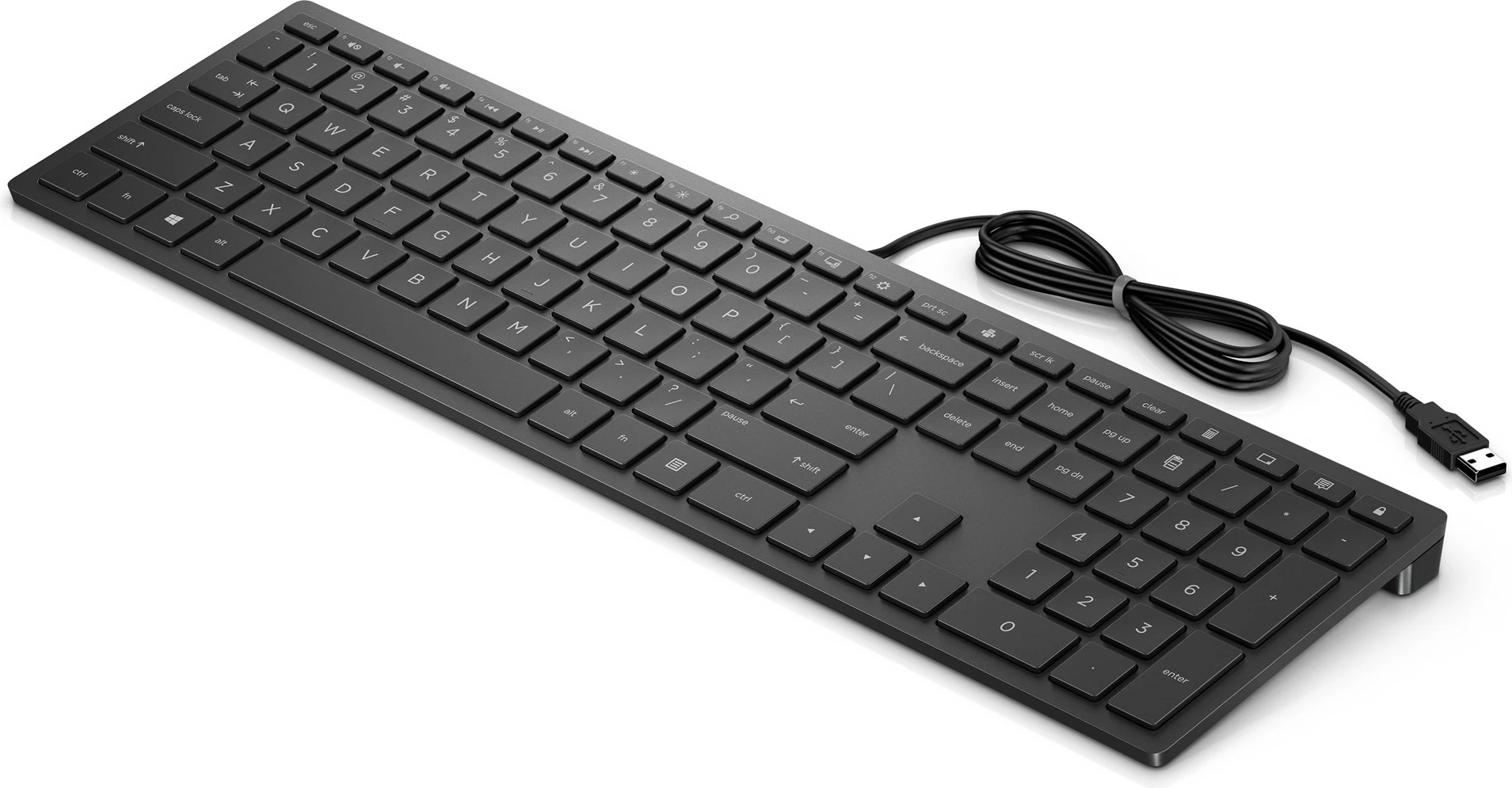 Tastierë HP Pavilion Wired Keyboard 300, e zezë