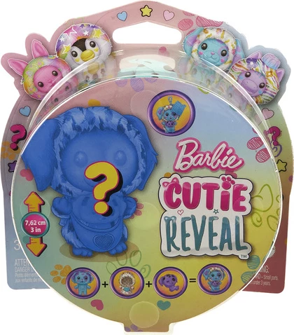 Barbie Cutie Reveal – Figurinë Surprizë Colour Dream Pet Mystery (Modelet Ndryshojnë)