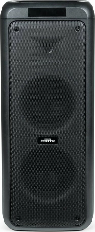 Altoparlant Bluetooth BigBen Party Tower XL Karaoke 600W me 2 mikrofonë, LED, i zi