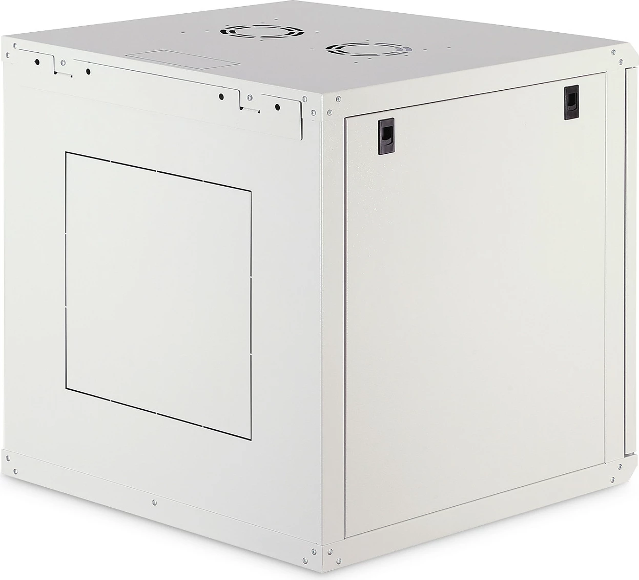 Kabinet rrjeti Digitus Dynamic-N, 12U, 600x600mm, derë xhami, gri e çelët