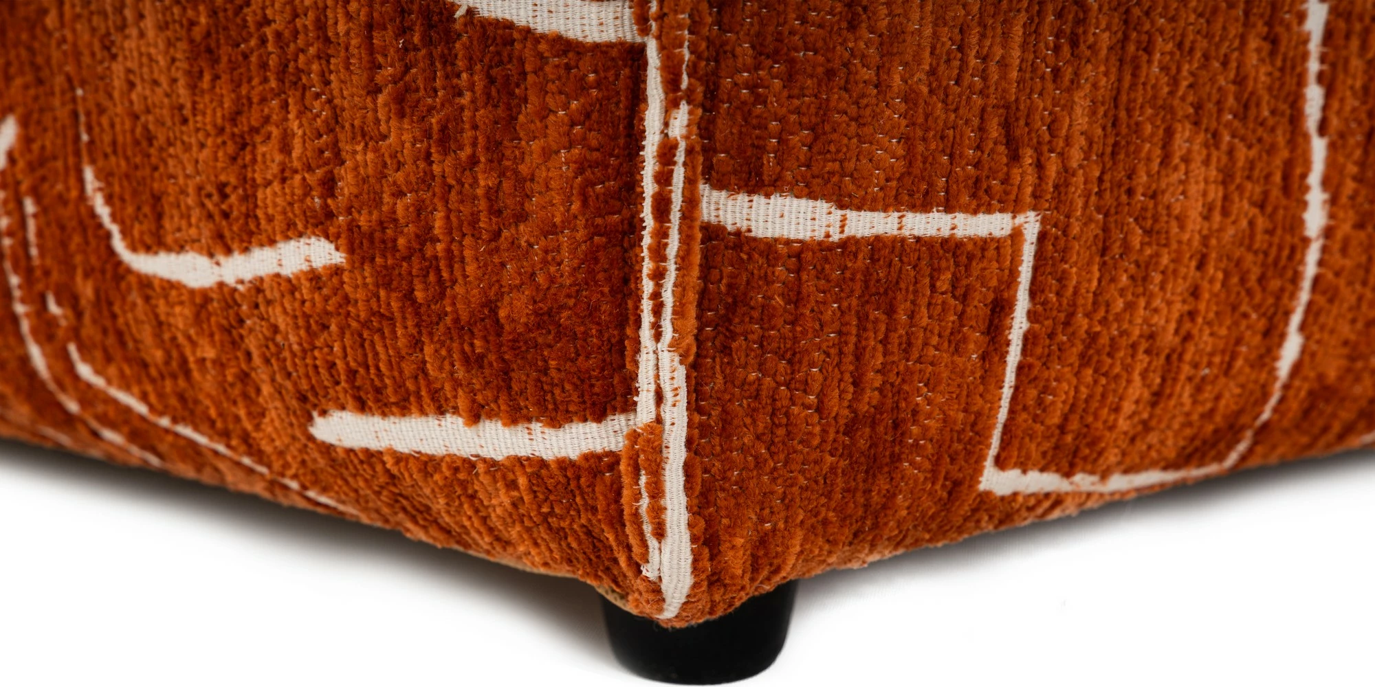 Puf Lora, portokalli, Atelier del Sofa