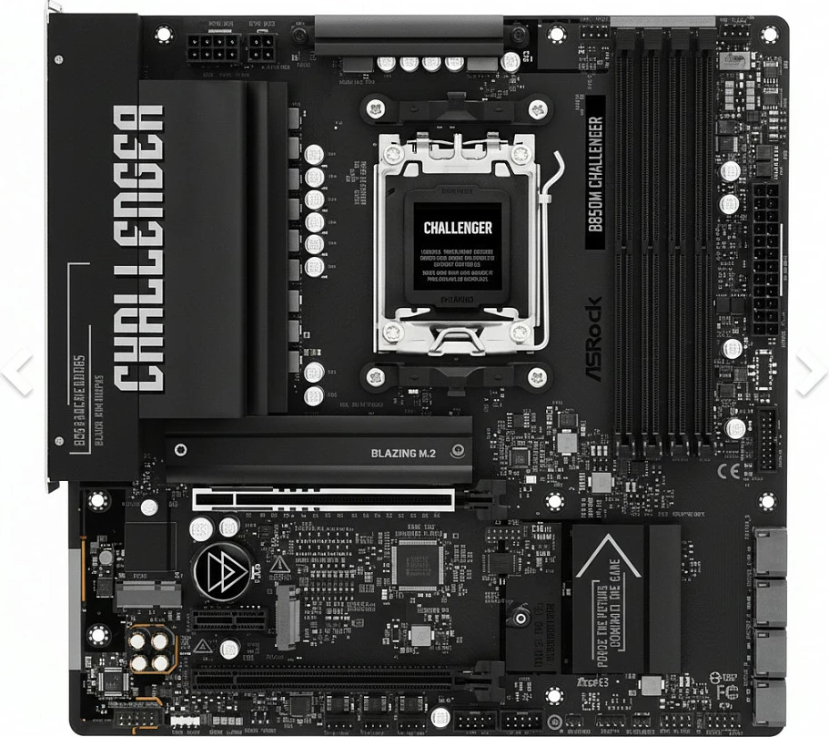 Pllakë amë ASRock B850M Challenger, AM5, DDR5, micro ATX, e zezë