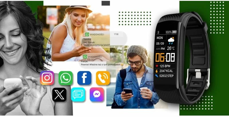 Smartwatch Giewont, e gjelbërt