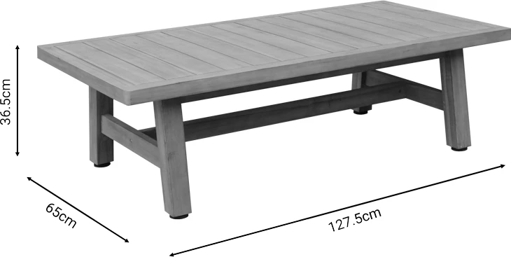 Set 4 pjesësh Malibu I, mobilje për sallon ose oborr, dru akacie natyrale, stof bezhë