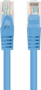 Patchcord LANBERG RJ-45 kat.6 UTP 1.5m set 10 copë, kaltër
