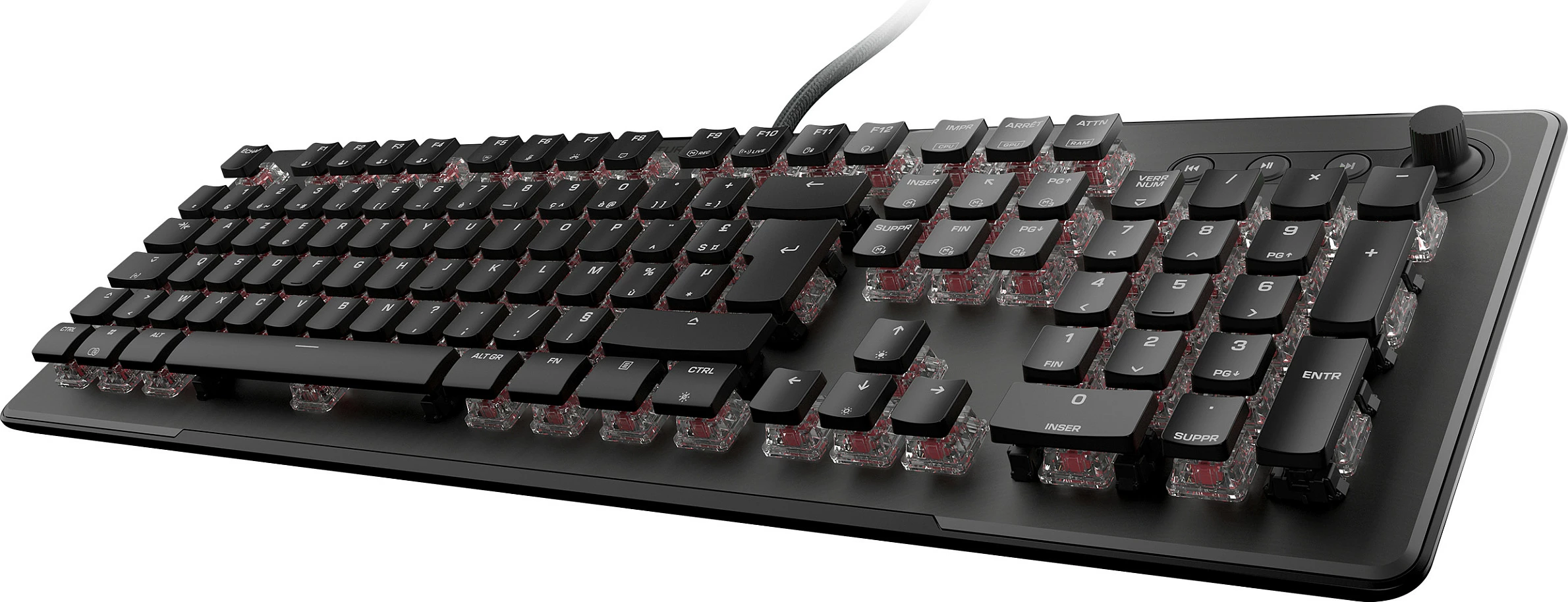Tastierë gaming Turtle Beach Vulcan II Max, USB, full-size, RGB, QWERTZ (DE), e zezë