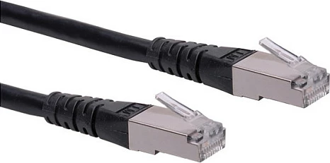 Kabllo rrjeti ROLINE Cat6 S/FTP 0.3 m, RJ-45, e zezë