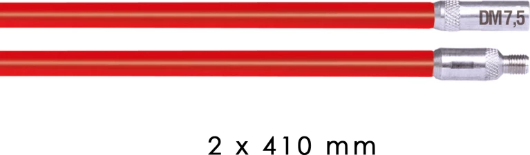 RUNPOSTICKS red (hard) 2 x 410 mm