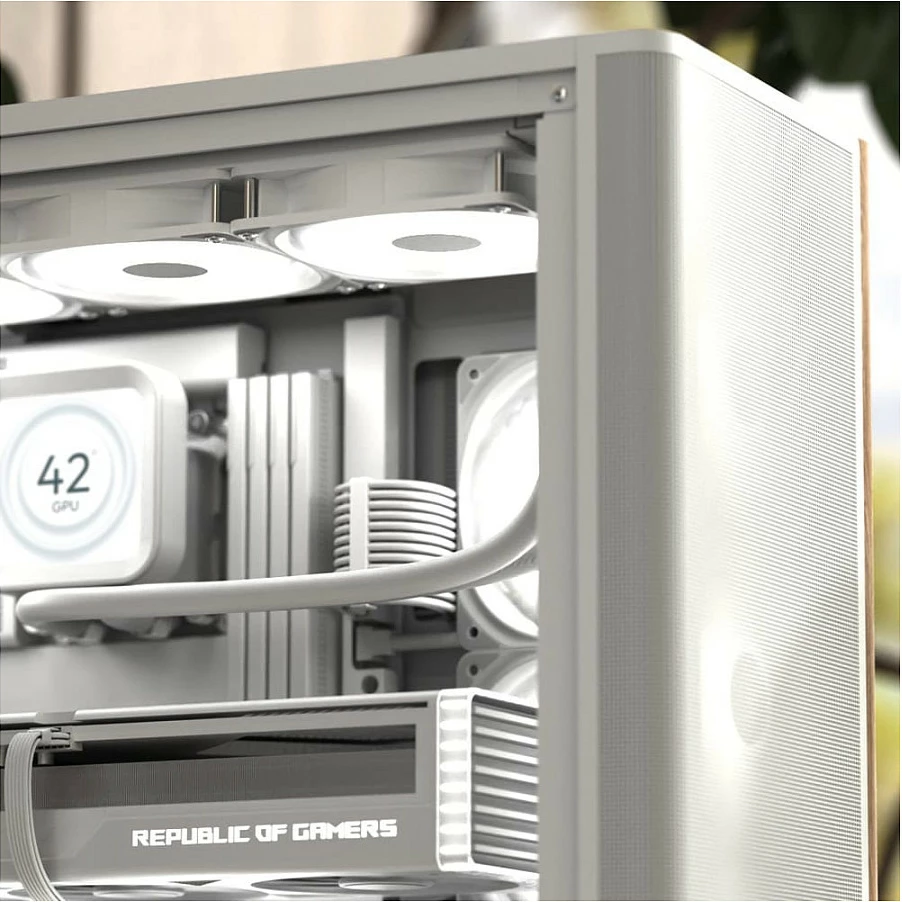 Kasë Aerocool D501A V2 Midi Tower, ATX/mATX, e zezë me dru