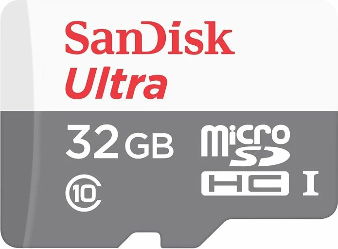 Kartelë memorje microSDHC SanDisk Ultra SDSQUNR-032G-GN3MA 32GB 100MB/s Class 10 UHS-I me adapter SD