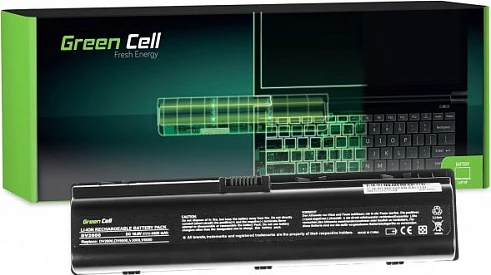 Bateri laptopi Green Cell HP05, 4400mAh 10.8V Li-Ion, për HP Pavilion DV2000/DV6000/DV6500/DV6700 & Compaq Presario 3000, e zezë