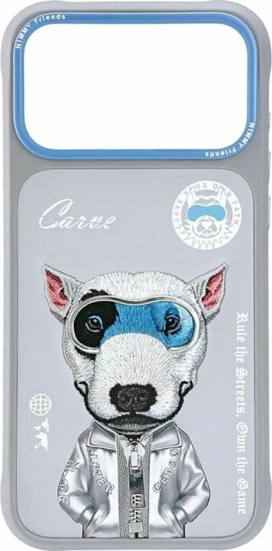 Kutia mbrojtëse Nimmy Cool&Cute 2.0 për iPhone 17 Pro, gri